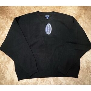 Time and Tru Black Soot Textured Sweatshirt Sweater Midweight Size Small 4-6 NWT